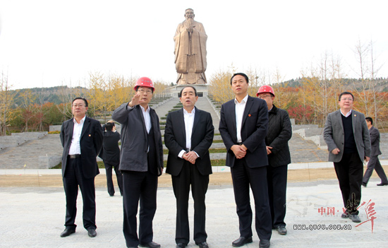 济宁市委书记马平昌调研尼山圣境项目进展情况