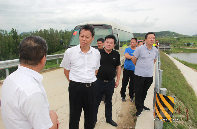 市委书记刘东波查看河道水库防汛工作