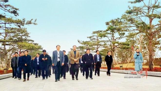 嘉祥县党政考察团在曲考察